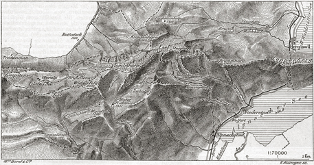 Karte, Geographisches Lexikon der Schweiz, 1902